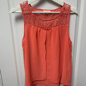 Pink Sleeveless Blouse